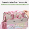 Cute unicorn shaped large capacity mommy bag